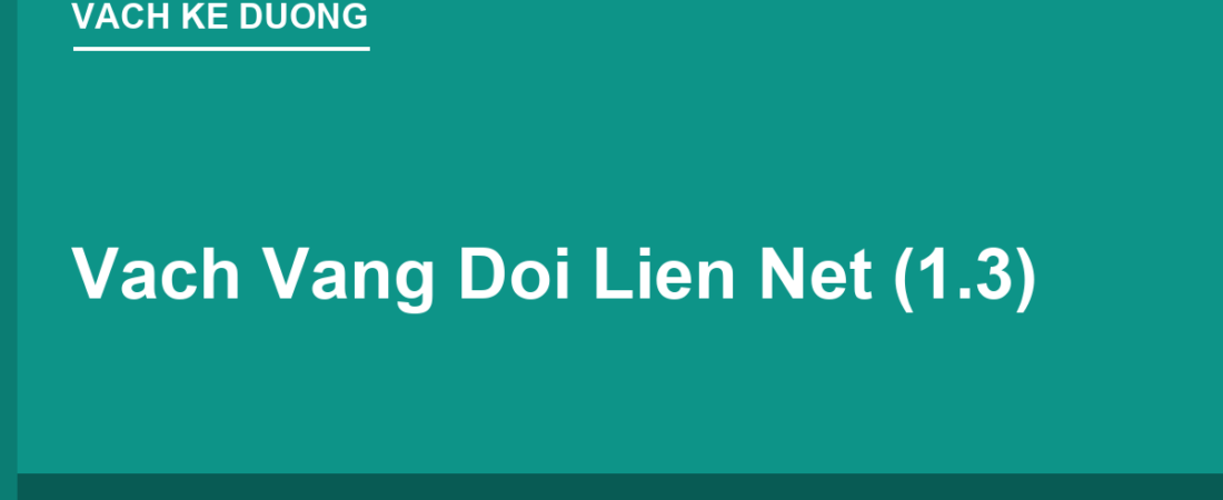 Vạch Vàng Đôi Liền Nét (Vạch 1.3): Cấm Vượt, Cấm Đè Tuyệt Đối