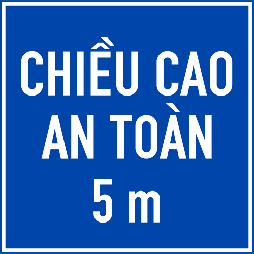 Biển S.509 Chú thích bằng chữ