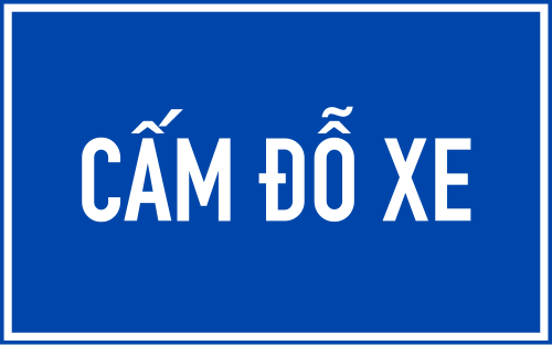 Biển S.509b - Cấm đỗ xe