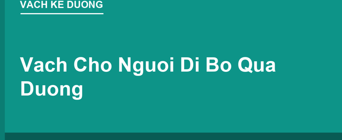 Vạch Cho Người Đi Bộ Qua Đường (Vạch 7.3): Phải Nhường, Phạt Bao Nhiêu?
