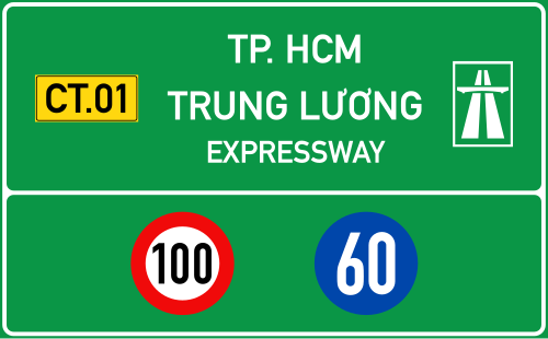 Biển IE.452 - Lối ra cao tốc