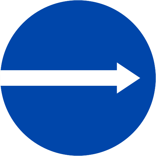 Biển R.301b Rẽ phải
