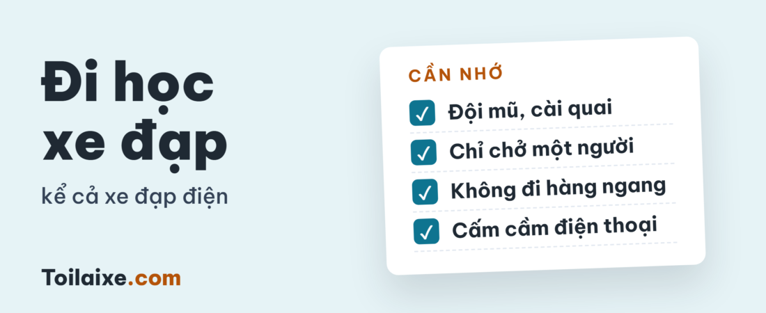 Học Sinh Đi Xe Đạp, Xe Đạp Điện Đến Trường